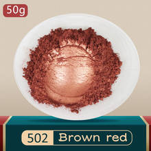 Pigmento Mineral perla polvo de Mica pigmento tipo 502 marrón rojo para tinte jabón colorante automotriz 2024 - compra barato