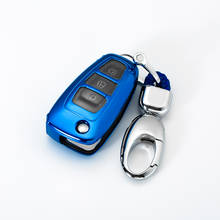 Водонепроницаемый чехол для автомобильного ключа из ТПУ для Ford Focus 2 3 MK3 ST RS Ecosport Fuga Escape Fiesta Fold Fey 3 кнопки автомобильный чехол для ключей 2024 - купить недорого