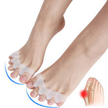 2Pcs/Pair 5 Colors Silicone Toe Separators Corrector Toe Protector Finger Foot Pedicure Nail Art Tools 2024 - buy cheap