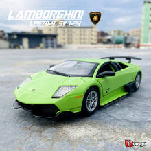 Bburago-modelo de coche de aleación de LP670-4SV Lamborghini 1:24, regalo para novio, colección de coches de simulación de aleación 2024 - compra barato