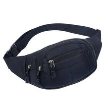 Men Women Waist Bum Bags Fanny Pack Belt Money Pouch Wallet Travel Hiking Bag Zipper Fashion Canvas Waist Bag 2024 - buy cheap