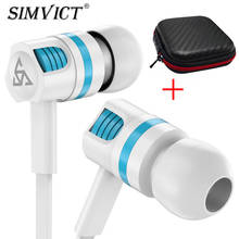 Гарнитура SIMVICT T22 с микрофоном, высококачественные звуковые наушники для бега, проводные наушники для Xiaomi Redmi 2024 - купить недорого