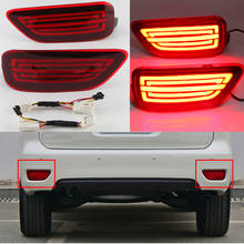LED Dynamic Turn Signal For Nissan Patrol Y62 2014-2019 Multi-function Rear Fog Lamp Bumper Light Auto Brake Light Reflector 2PC 2024 - buy cheap