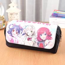 High Capacity Student Pencil Case Anime Lovelive Cosmetic Cases Multifunction Travel Accessories Storage Bag 2024 - buy cheap