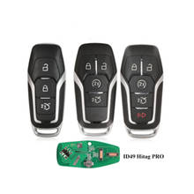 5-кнопочный смарт-ключ KeylessGo 902 МГц ID49 для Ford Mondeo Explorer Mustang Focus Fusion S-Max Galaxy Car 2024 - купить недорого