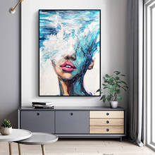 100% Handpainted Abstract Art Characters Oil Painting On Canvas Art Gift Home Decoration Living Room Wall Art Frameless Picture 2024 - buy cheap