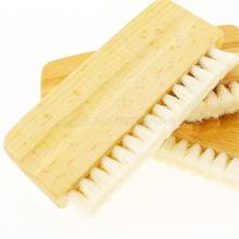 1 pc lp vinil registro escova de limpeza anti-estática cabra cabelo madeira lidar com escova de limpeza 2024 - compre barato