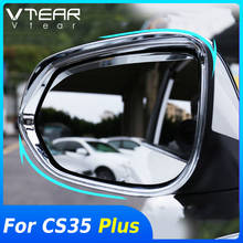 Vtear Car rearview Rainproof cover For Changan CS35 Plus mirror visor waterproof trim exterior decoration accessories part 2020 2024 - buy cheap