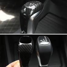 Car Styling leather Central Handbrake Gear Shift Head Decorative Covers Trim Sticker For BMW X1 F48 2 series Active Tourer f46 2024 - buy cheap