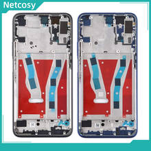 Netcosy-Placa de Marco medio para Huawei Honor 9X, cubierta de carcasa de bisel con llave lateral, placa de bisel para Honor 9X 2024 - compra barato