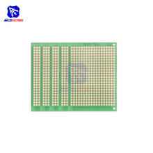 Diymore placa de circuito impresso universal, para arduino, placa pcb verde de 5x7cm 2024 - compre barato