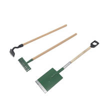 HIINST 3pcs 1:12 Dollhouse Miniature Garden Tools Shovel Rake Spade Mini Toys for Kids Decor Collection Doll House Accessories 2024 - buy cheap