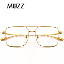 Pure Titanium Square optical glasses frame men 2020 Trend Prescription Glasses Frame Women Retro Oversize Myopia Full Eyewear 2024 - buy cheap