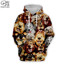 Men 3D Funny Dog All Printed Hoodie women cartoon animal Sweatshirt Harajuku zipper coat unisex pullover  hooded 2024 - buy cheap