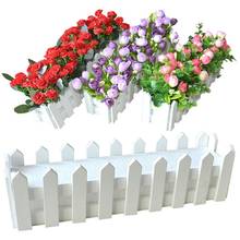 Vaso de flores de madeira, recipiente, planta, jardim doméstico, decoração de casamento, planta, vaso de flores artificial, cerca, decoração 2024 - compre barato