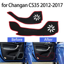 Capa protetora para porta de carro, adesivo anti chute para changan cs35 2016-2018 2024 - compre barato