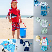 Wyoturn-traje de baño de dos piezas para niños, bañador de dibujos animados de 2 a 12 años, ropa de playa de alta calidad 2024 - compra barato