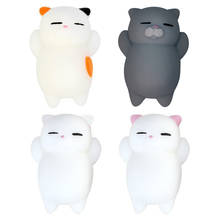 Fun Rubber Cute Cartoon Cat Stress Relief Squeeze Ball Reliever Toy UK  Squishy Toy Cute Animal Antistress Ball for funny gifts 2024 - buy cheap
