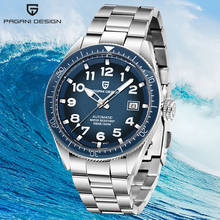 PAGANI дизайнерские модные автоматические механические часы Diver 100 м люксовый бренд мужские деловые наручные часы Мужские часы Relogio Masculino 2024 - купить недорого