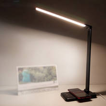 Lámparas Led de escritorio con protección ocular, luz nocturna táctil de 5 niveles, USB, para dormitorio, cabecera, lectura, escritorio 2024 - compra barato