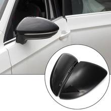 2 pçs carro esquerda e direita espelho retrovisor capa para volkswagen golf 7 2024 - compre barato