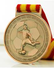gold silver and bronze medal Sports Metal Medal Medal Football Competition Games Awards Gold Silver And Bronze Medals 2020 2024 - buy cheap