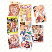 8 pcs/lot Anime Himouto! Umaru-chan Posters toy 8 different Paintings Wall Picture embossed Poster Toy 2024 - buy cheap