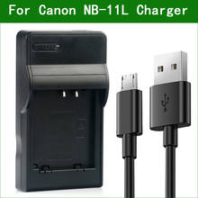 Lanfulang carregador de bateria micro usb, carregador de bateria para canon powershot a2400 a3400 a4000 a4050 é função NB-11L nb 11l nb11l 2024 - compre barato