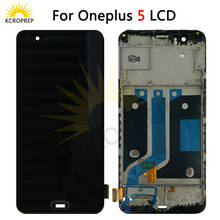 Oled for Oneplus 5 LCD Display Screen Touch Panel Complete Assembly for Oneplus 5 A5000 Five LCD Digitizer Display+ Frame 2024 - buy cheap