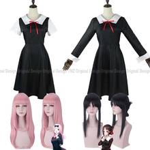 Kaguya-Sama:Love Is War Shinomiya Kaguya Cosplay Costume Fujiwara Chika Wigs Anime Woman's Dresses + Headwear 2024 - buy cheap