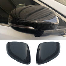 Beler estilo de fibra carbono porta retrovisor espelho lateral capa apto para jaguar xk xf xj xkr xk 2012 2013 2014 2015 2016 2017 2018 2024 - compre barato