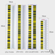 5 PCS Settement Observation Sticker 10*35cm/10*50cmFor Leica & Trimble Surveying 2024 - buy cheap