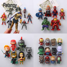 Home Decoration Cute Avengers Refrigerator Stickers Spider-Man Raytheon Iron Man 3D Creative PVC Magnetic Stickers Message Posts 2024 - buy cheap