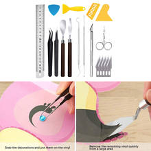 18 Craft Vinyl Weeding Tools Craft Set Basic Scrapbooking Tool for Cricut Cameos 2024 - buy cheap
