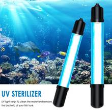 Esterilizador de luz UV sumergible para acuario, lámpara de esterilización germicida para pecera, 5/7/9/11/13W, 110/220V, envío directo 2024 - compra barato