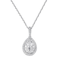 Yobest роскошное женское ожерелье с подвеской в виде капли воды, милое длинное ожерелье с цирконием, модные свадебные ожерелья для невесты для женщин 2024 - купить недорого