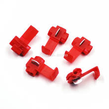 20PCS Red Scotch Lock Quick Splice Crimp Terminal 22-18 AWG Wire Connector For 0.5-1.0 Wire 2024 - buy cheap