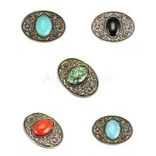 Vintage Boho Hippie Style Belt Buckle Mens Gifts with Gemstone Accessories for Leather Belt 2024 - buy cheap
