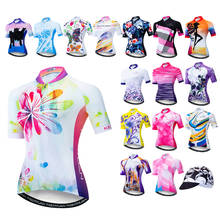 2021 JPOJPO Bike Jerseys Women Short Sleeve Summer Cycling Jersey Shirts MTB Maillot Top quick dry Sport Cycling Clothing 2024 - buy cheap