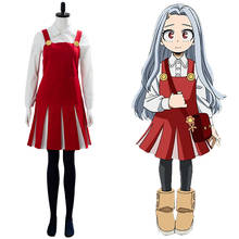 Boku não meu herói academia temporada 4 eri cosplay uniforme traje vermelho vestido terno halloween traje adulto meninas feminino 2024 - compre barato