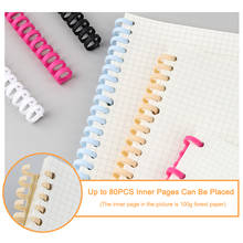 20Pcs Loose-leaf Binding Ring Spring Spiral Rings for 30 Holes A4 A5 A6 Paper Scrapbook Notebook Stationery Office Supplies 2024 - buy cheap