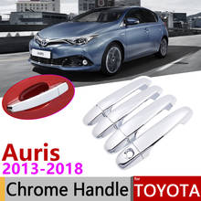 for Toyota Auris E180 Hatchback (AU) Scion iM 2013-2018 Chrome Door Handle Cover Car Accessories Stickers Trim Set 2015 2017 2024 - buy cheap
