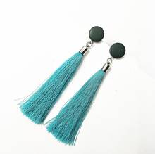 Long Tassel Earrings For Women New Round Wood Dangle Drop Earrings Bohemia Party Gift Jewelry 2024 - buy cheap