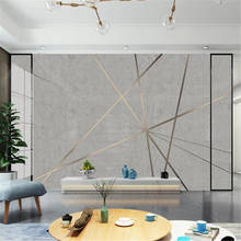 Milofi custom non-woven mural wallpaper modern minimalist creative geometric concrete industrial background wall 2024 - buy cheap