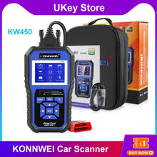 KONNWEI-herramienta de diagnóstico OBD2 KW450 para coches VAG, Audi, ABS, Airbag, aceite, ABS, EPB, DPF, SRS, TPMS, reinicio de sistemas completos, escáner 2024 - compra barato