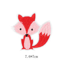 Fox Fabric Applique DIY Embroidery Sequin Patches for clothing Sew embellishment accessories 2024 - buy cheap