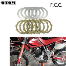 Placas de embreagem otom discos kit peças de motor da motocicleta f. c. Placa de fricção e disco de aço para honda xr400r xr400 r trx400ex trx 2024 - compre barato