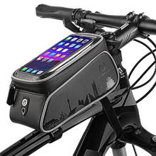 Bolsa de acessório para celular em bicicleta, capa à prova d'água para iphone 11 pro xr samsung s10 s9 plus 2024 - compre barato