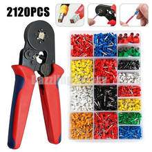 2120PCS Wire Terminal Crimp Connector Insulated Uninsulated Cable Terminals End Ferrules HSC8 6-4A Crimping Pliers Tool 2024 - buy cheap