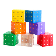 10pcs 2X2CM Magnetic Cubes Colorful Wooden Building Blocks Game Wood Toy Baby Geometric Shape Color Learning Toys for Children 2024 - buy cheap